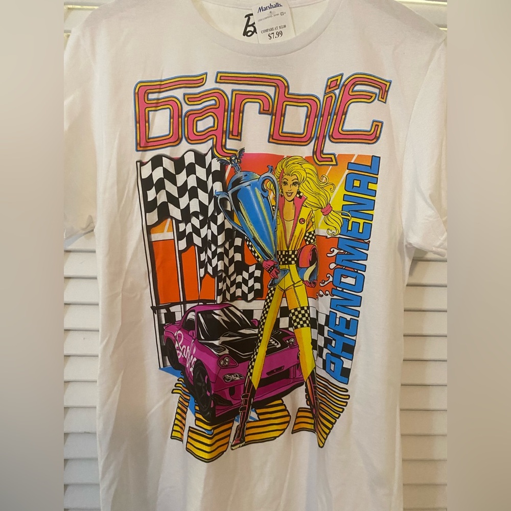 Barbie Race Car T shirt! Famous